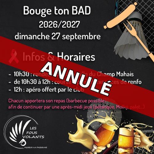 Remise en forme 2026 & apéro + barbecue